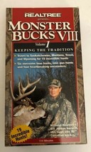 Monster Bucks VIII Keeping  Tradition Vol 1 VHS White Tail Deer Bow Rifle Hunt - £16.59 GBP
