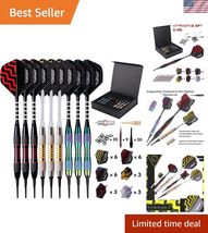 Darts Plastic Tip - Professional Soft Tip Darts Set for Electronic Dartb... - $44.90