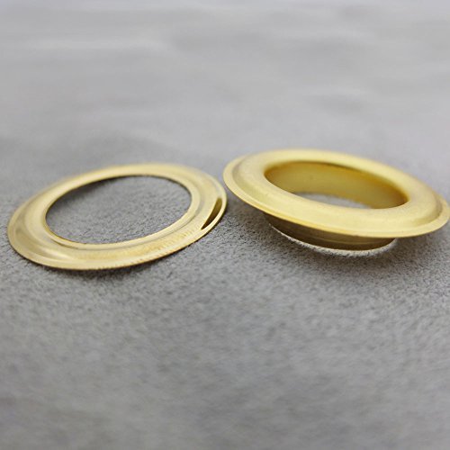 Bluemoona 100 Sets - Grommet Eyelets 7/8" 21.5mm With Washer Canvas Self Backing