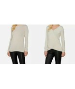 H By Halston ~ Reversible ~ Long Sleeve ~ Wrap Style Sweater ~ Stone ~ S... - $548.02 MXN