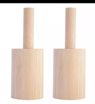 Wood Pottery Tools with Handle Pottery Molds Set Wooden Pottery Tools Su... - $12.75
