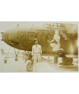 Nose Art WWII A-20 Havoc Original Photo Pinup Girl &quot;Tuffy&quot; Pilot Lt. Whi... - £97.31 GBP
