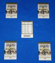 Five (5) 2019 New Orl EAN S Saints Schedule Pocket Card Souvenir Drew Brees Payton - £3.19 GBP