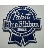Pabst Blue Ribbon~Beer~Brewiana~Embroidered Patch~3&quot; x 2 3/4&quot;~Iron or Se... - $5.28 CAD