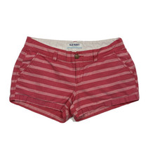 Old Navy Women Size 2 (Meas 30x2) Pink Striped Casual Shorts - £5.97 GBP