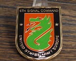 US Army Europe 5th Signal Command Commanding General Challenge Coin #930U - $28.70