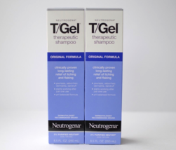 Neutrogena T/Gel Therapeutic Shampoo Original Formula 8.5 Fl Oz 09/2024 Lot of 2 - £53.98 GBP