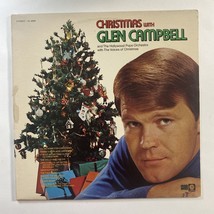Christmas With Glen Campbell And The Hollywood Pops Orchestra Vinyl Lp C API Tol - £4.86 GBP