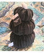 Halloween Plush Stacked Pumpkin Fall Table Decor Black 12 Inch Brand New - $222.09 MXN