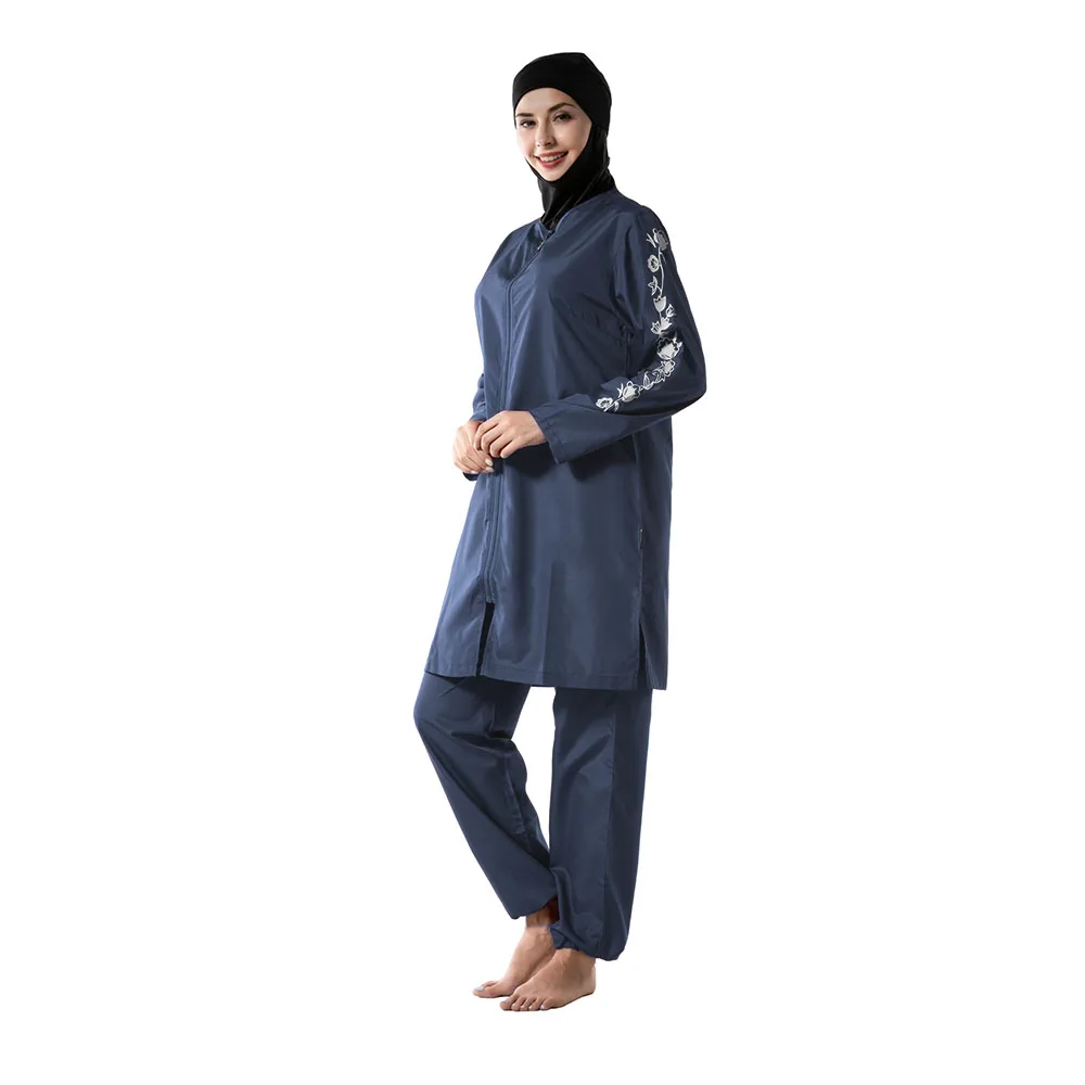 Sporting PEIFU Women Plus Size Floral Muslim Swimwear Hijab Muslimah Islamic Swi - £61.88 GBP