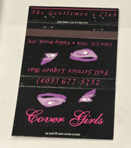 Cover Girls Gentlemen&#39;s Club Valley Brook OK Matchbook Matchbox - £4.46 GBP