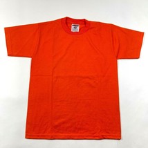 JERZEES Tee T Shirt Boys Youth M 10-12 Orange Crew Neck 50/50 Blend Short Sleeve - £7.63 GBP