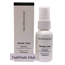 Bare Minerals Prime Time Original Foundation Makeup Primer Full Size 1oz Pump - £23.73 GBP