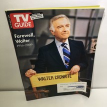 TV Guide July 27-Aug 9 2009 Double Issue Farewell Walter Cronkite 1916-2009 - £9.67 GBP