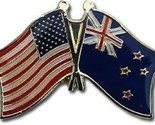 6 Pack of USA New Zealand Lapel Pin - $18.88