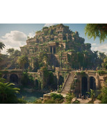 The Hanging Gardens of Babylon History Historical Reconstruction Poster ... - €23,15 EUR