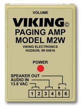 New Viking M2W Paging Power Amp w/25AE Horn Inc. - $191.99