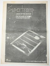 Supertramp Crime of The Century 1974 Original UK LP Record Ad Nme - £4.99 GBP