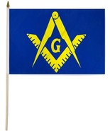 Masonic Yellow Flag - 12x18 Inch - £3.98 GBP