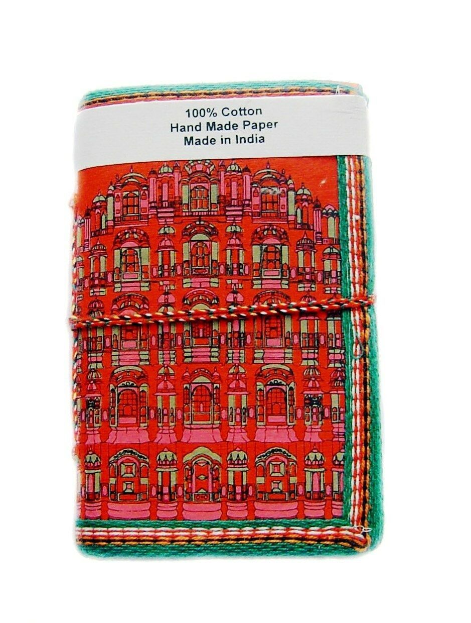 Primary image for Diari Fatto a Mano Carta Tascabile Nota Libro Hawamahal Jaipur Stampato Cover