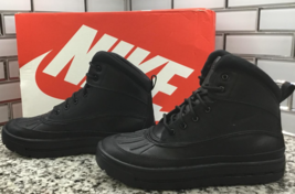 NIKE WOODSIDE 2 HIGH (GS) SIZE 7Y 524872 004 BLACK - £119.61 GBP