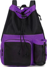 Mesh Backpack with Shoe Bag Durable Swimming String Sack with Handle for... - £37.25 GBP