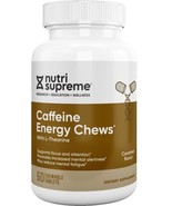 Nutri-Supreme Research Caffeine Energy Chews with L-Theanine - Caramel F... - £24.47 GBP