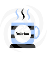 Cup Name Sabrina 200-Digital ClipArt-Monogram-Art Clip-Gift Tag-Tshirt-C... - $37.17 MXN