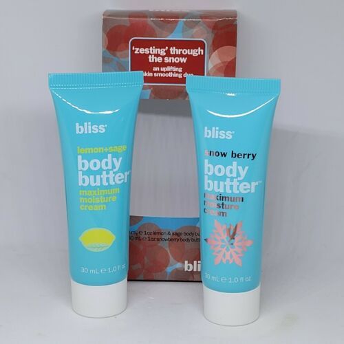 Bliss 'Zesting' Through the Snow Skin Smoothing Duo Lemon Sage Snow Berry - $14.85