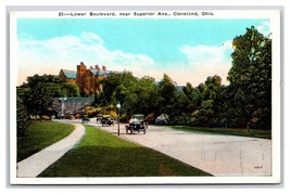 Lower Boulevard Near Superior Avenue Cleveland Ohio OH UNP WB Postcard H22 - £3.06 GBP