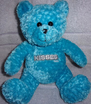 Heresy&#39;s Kisses Brand Blue Plush Bear 2005 - $9.56 CAD