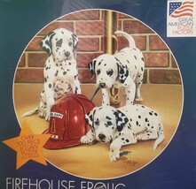 Firehouse Frolic by Linda Picken 500 Piece Puzzle Pup Dog Puppy Dalmatian - $24.30