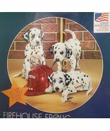 Firehouse Frolic by Linda Picken 500 Piece Puzzle Pup Dog Puppy Dalmatian - $24.30