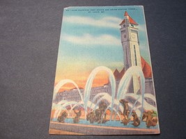 Aloe Fountain, Post Office and Union Station- St. Louis, Missouri-1944 Postcard. - £6.32 GBP