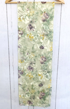 Robin Richart Women&#39;s Scarf Spring Summer Floral Green Purple Scarf  68&quot;x11&quot; - £7.44 GBP