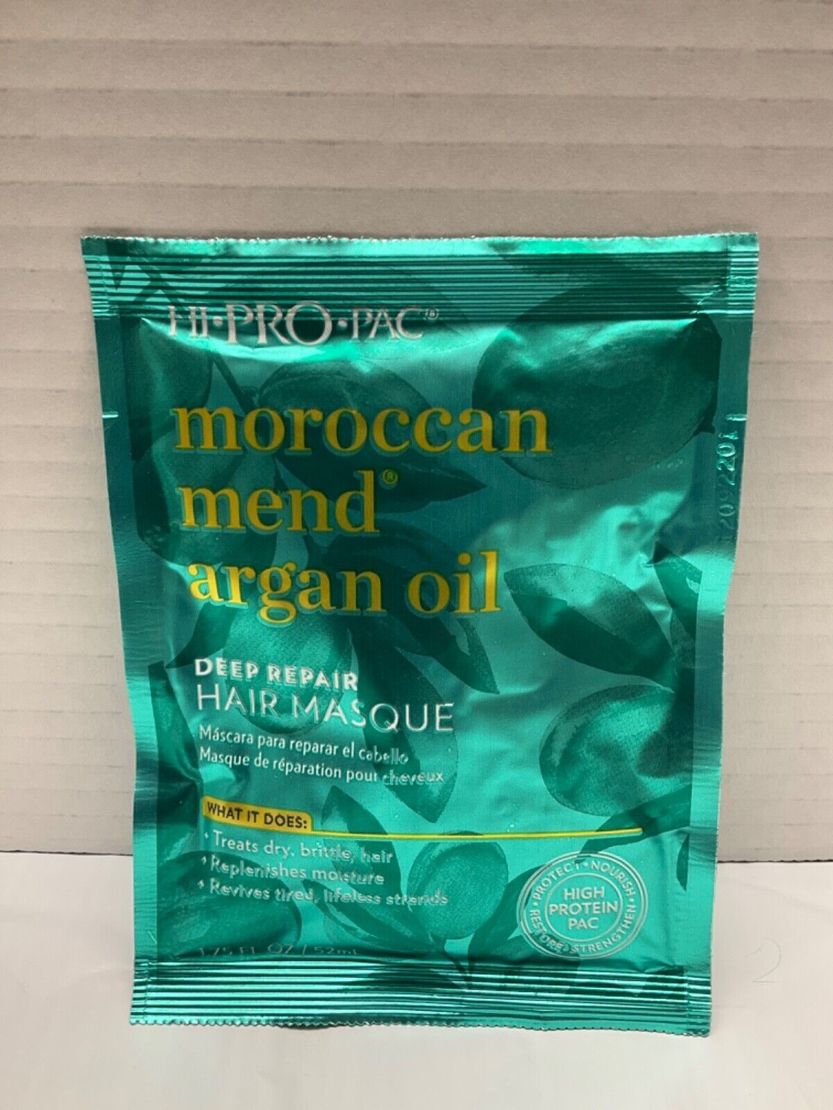 HI PRO PAC MOROCCAN MEND ARGAN OIL DEEP REPAIR MASQUE 1.75oz - $2.29