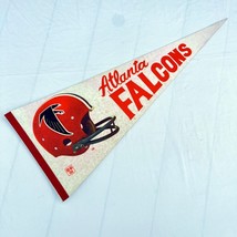 Vintage Atlanta Falcons Helmet Full-Sized Felt Pennant NFL Football - £27.12 GBP