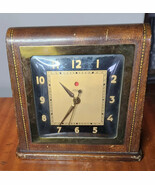 Antique Brass-Era Brass Telechron Desk Clock Model 4F61 Rare Circa 1930s - $1,365.44 MXN