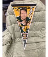 Green Bay Packers Brett Favre MVP 3 In A Row Wincraft Pennant  Limited e... - £19.46 GBP