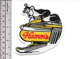 Vintage Snowmobile &amp; Beer Hamm&#39;s Bear Beer Snowmobile Promo Patch - $9.99