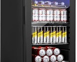 Beverage Refrigerator And Cooler Freestanding, 96 Cans Mini Fridge With ... - $518.99