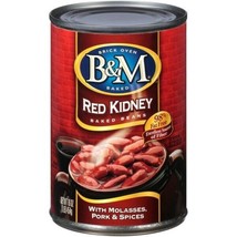 B&amp;M Red Kidney Baked Beans (CASE OF 9) 16 Ounce Cans - £25.54 GBP