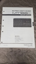 YAMAHA MULTITRACK CASSETTE RECORDER MT100II SERVICE MANUAL WITH SCHEMATICS  - $13.99