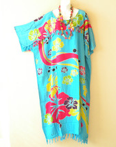 KD354 Floral Batik Kaftan Plus Caftan Kimono Tunic Hippy Maxi Dress up t... - £23.95 GBP