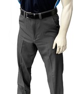 Smitty | BBS-353 | 4-Way Stretch Flat Front Base Umpire Pants Charcoal Grey - £56.08 GBP