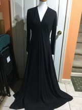 VTG 60s Anne Fogarty long sleeve black dress mid century career cocktail... - $98.01