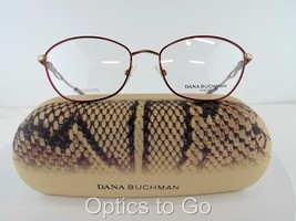 Dana Buchman Farlow Titanium (Me) Merlot 52-16-135 Eyeglass Frames Eyewear - £18.63 GBP