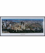 USA Massachusetts, Aerail View of Boston City  Tall Ships Panoramic Post... - $935.74 MXN+