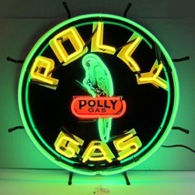 Polly GAS Vintage Look Indoor Sign Mancave Neon Light Neon Sign 24&quot;x24&quot; - £332.27 GBP