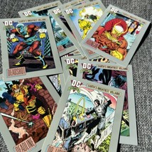 Lot Of 12 Assorted 1991 Impel DC Comics Super Hero Trading Cards NM. #88-99 - £14.06 GBP